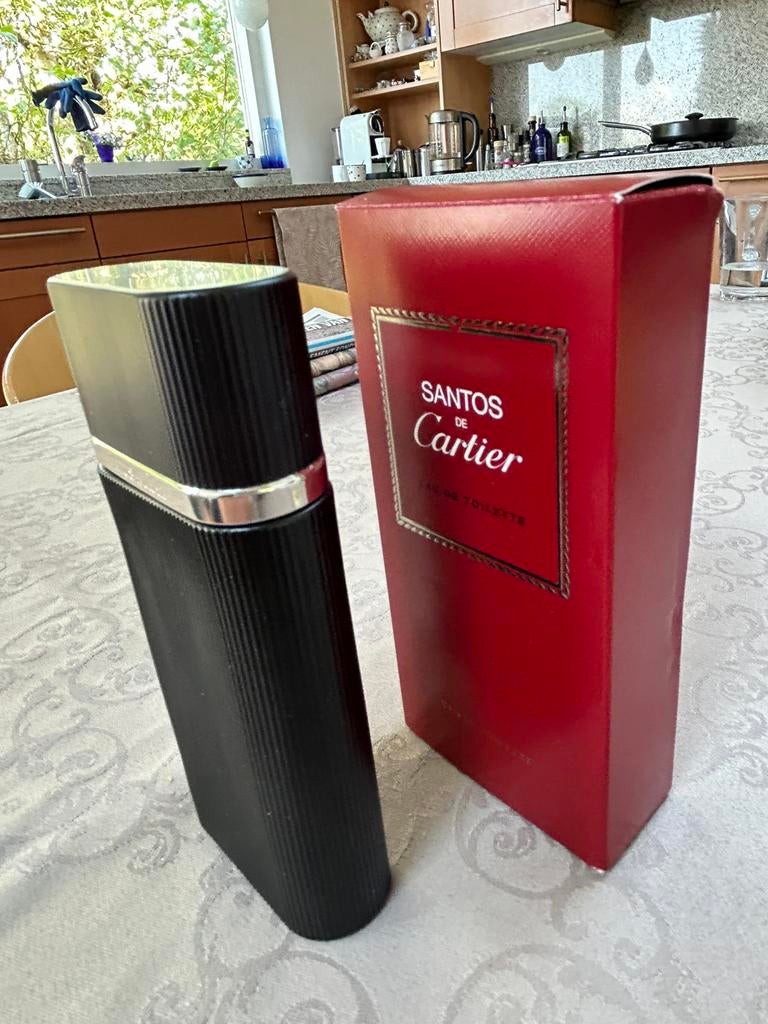 Santos de Cartier flacon 100 ml LEEG, Ophalen of Verzenden, Gebruikt