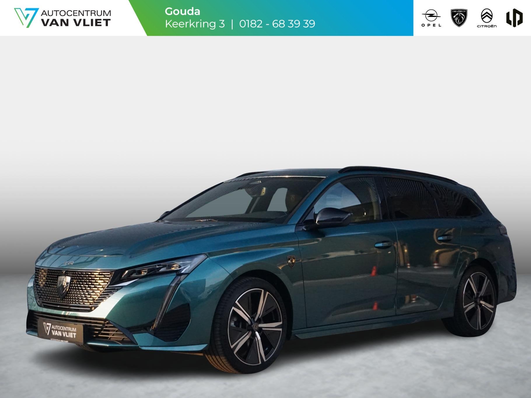 Peugeot 308 SW 1.2 Hybrid 145 e-DCS6 GT | 360 Camera | Alcan, Auto's, Peugeot, Gebruikt, Euro 6, 1199 cc, Blauw