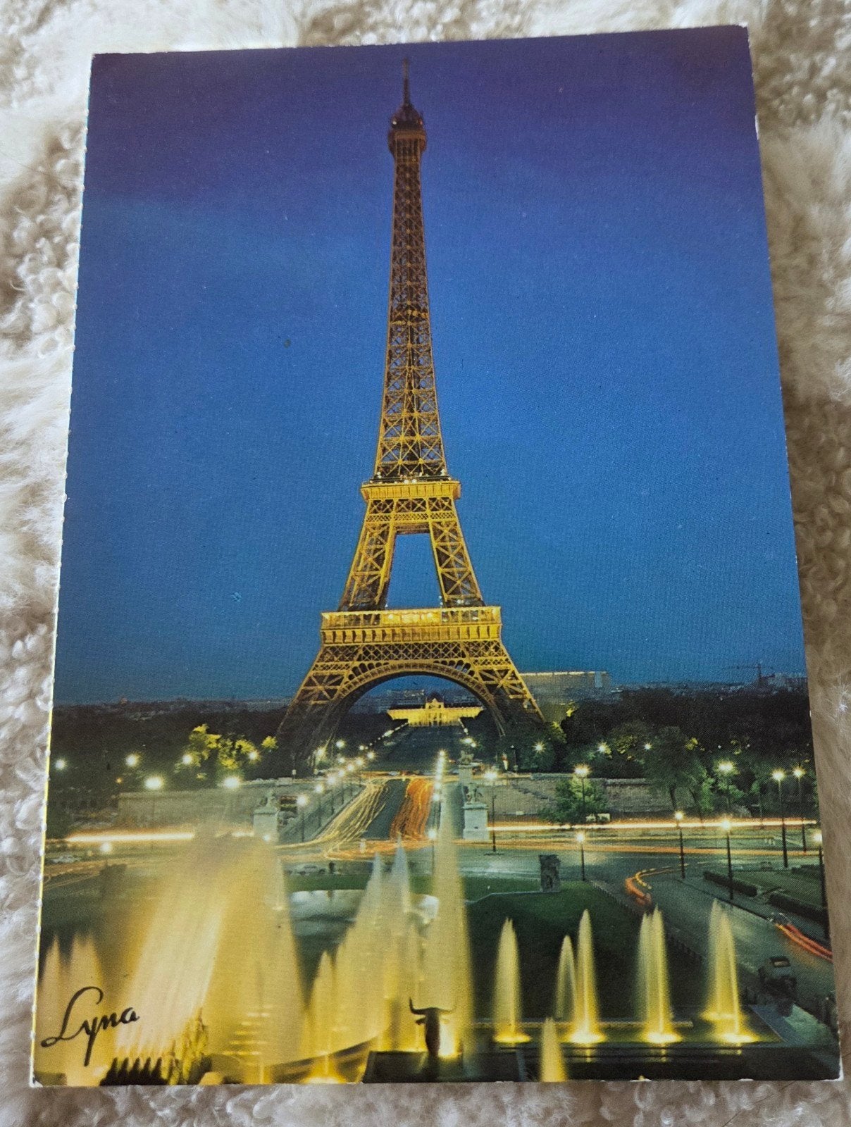 Eiffeltoren Parijs 's Nachts, Verzenden, 1980 tot heden, Ongelopen, Frankrijk