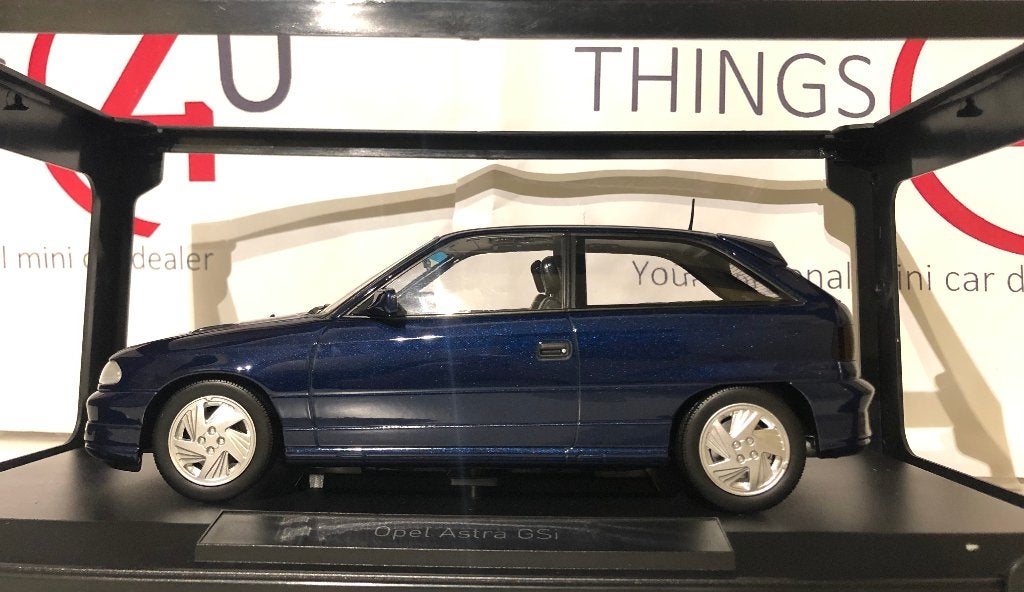 Norev 1:18 Opel Astra F GSi 1992 donkerblauw metallic nieuw, Ophalen of Verzenden, Nieuw, Auto, Norev
