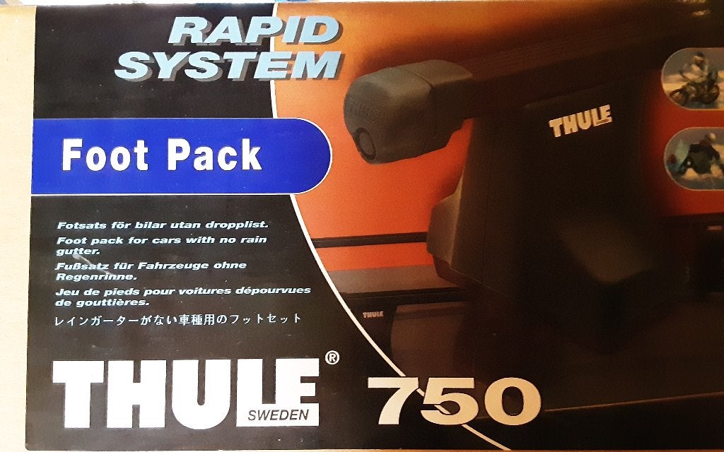 Thule dakdragers voor regengoot, Ophalen, Zo goed als nieuw