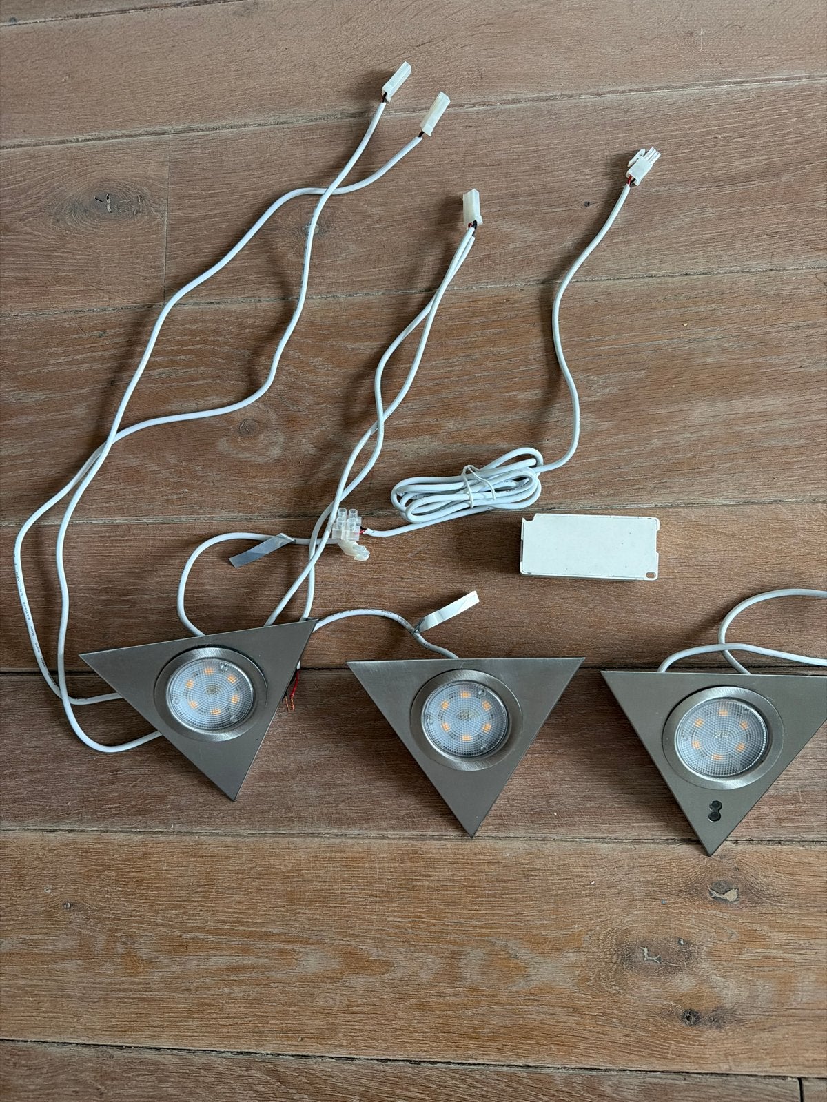 Paulmann LED inbouwspots met bewegingssensor (3 stuks), Metaal, Met sensor, Gebruikt, Paulmann