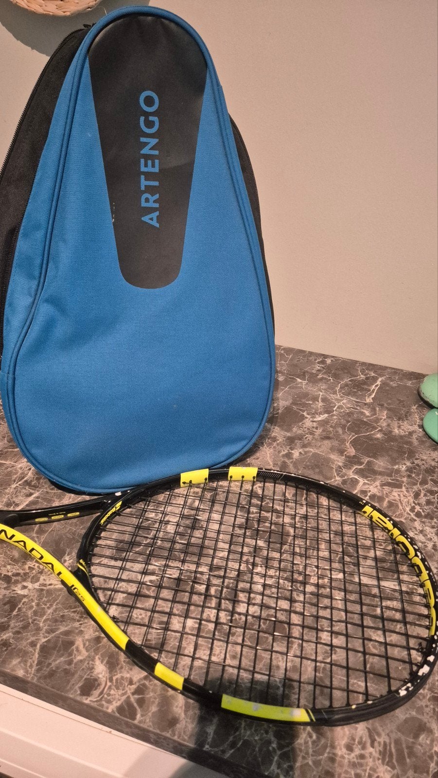 Babolat Nadal 25 tennisracket met Artengo tas, Sport en Fitness, Tennis, Ophalen of Verzenden, Gebruikt, Racket, Babolat