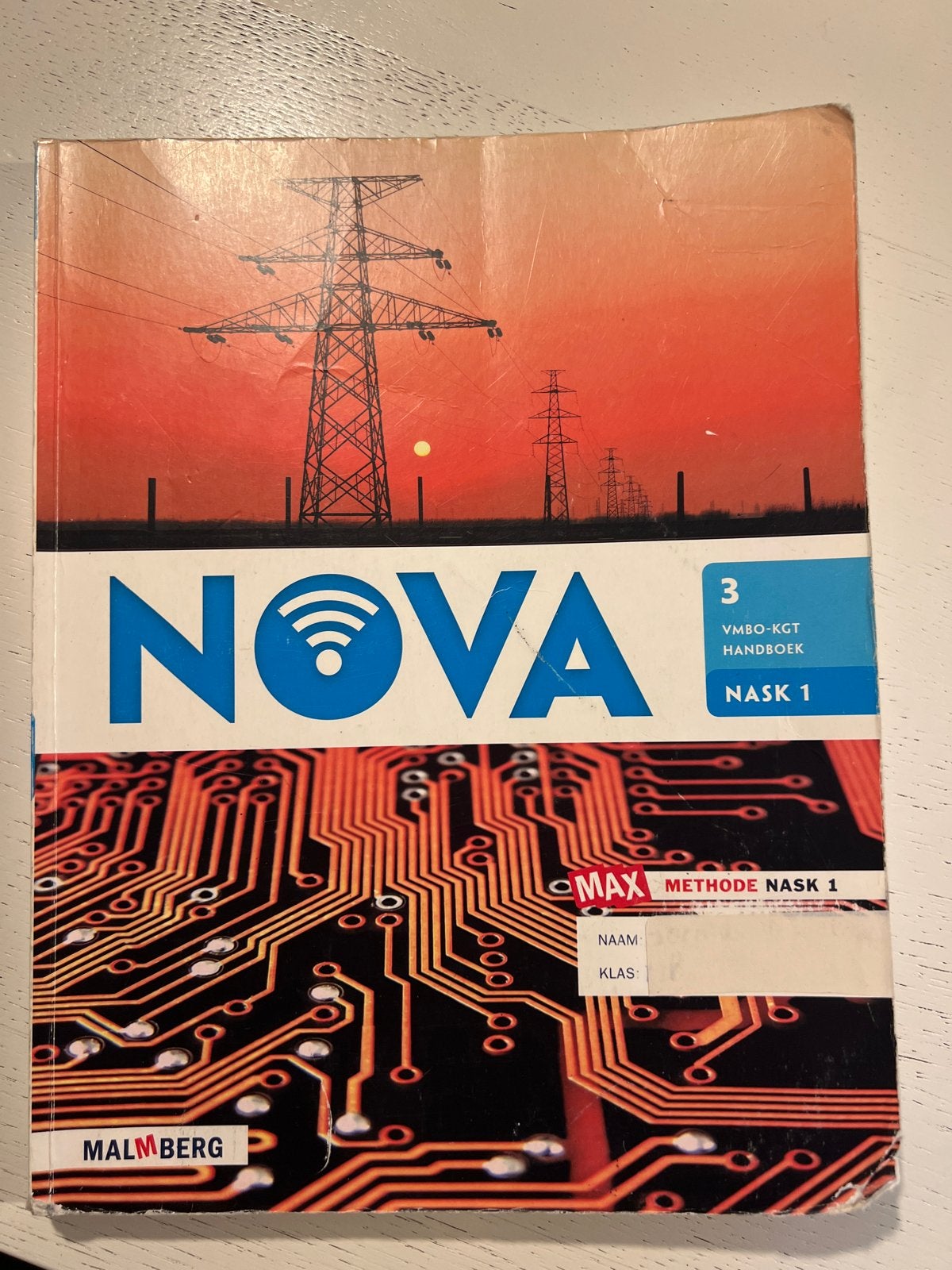 NOVA 3 VMBO-KGT Handboek Nask 1 - Malmberg, Ophalen of Verzenden, Gelezen, VMBO, Natuurkunde