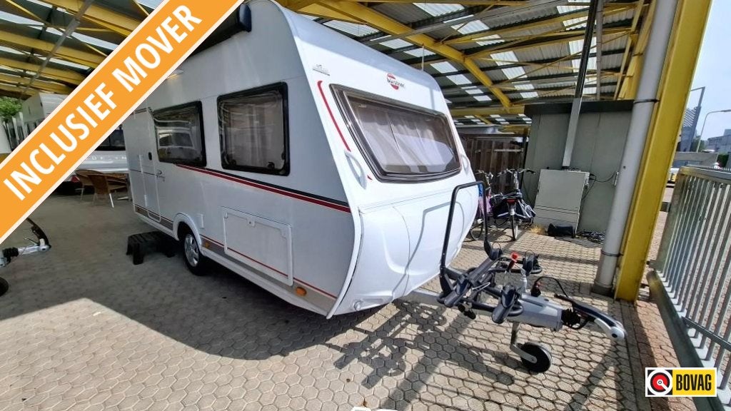 Bürstner Premio Life 425 TS DWARS BED MOVER LUIFEL, Caravans en Kamperen, Caravans, Bedrijf, Treinzit, Bürstner, 5 tot 6 meter