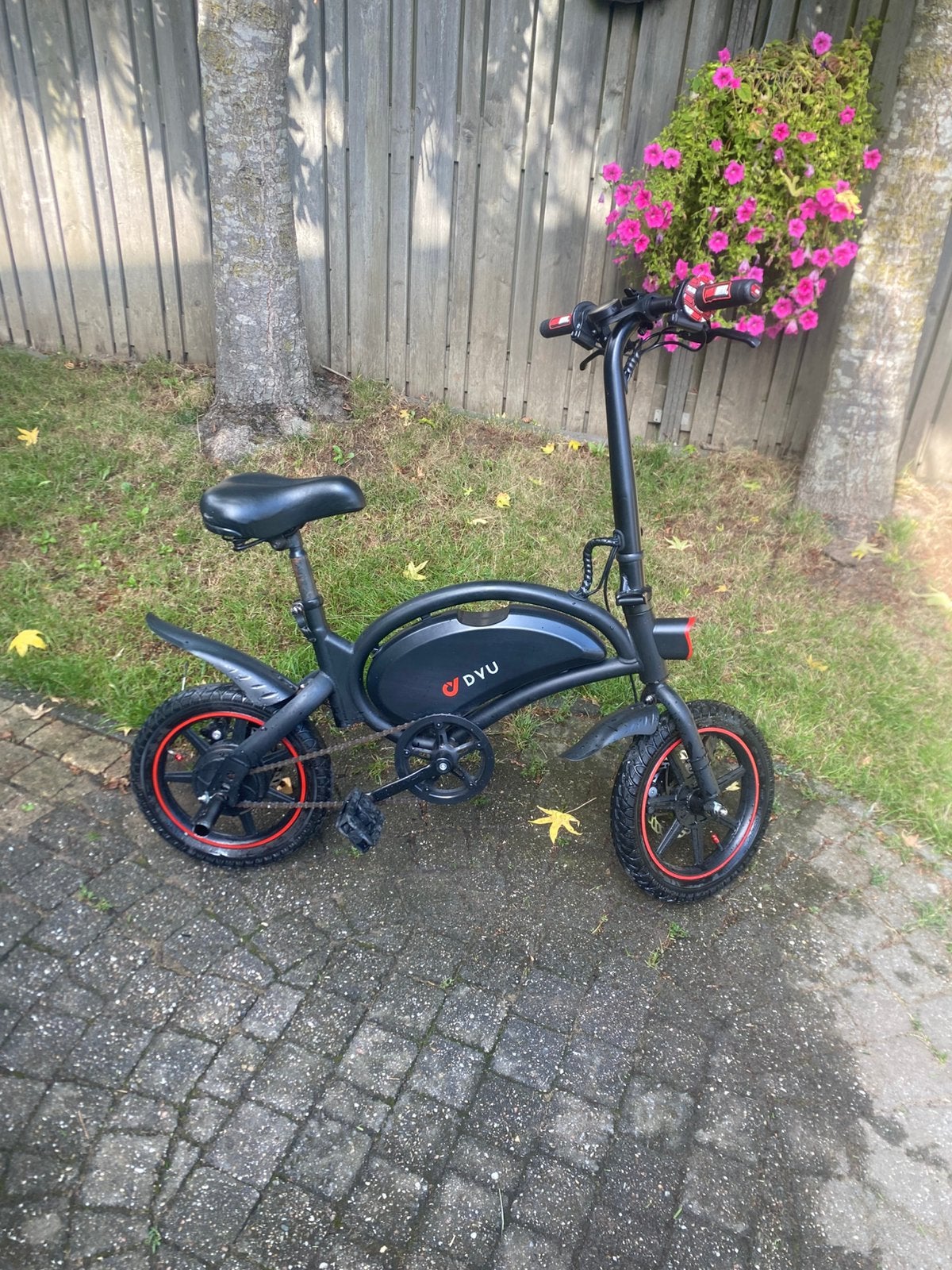 DYU D3F Inklapbare Elektrische Fiets – Gashendel – Extra’s, Ophalen, Zo goed als nieuw, 30 tot 50 km per accu, Overige merken