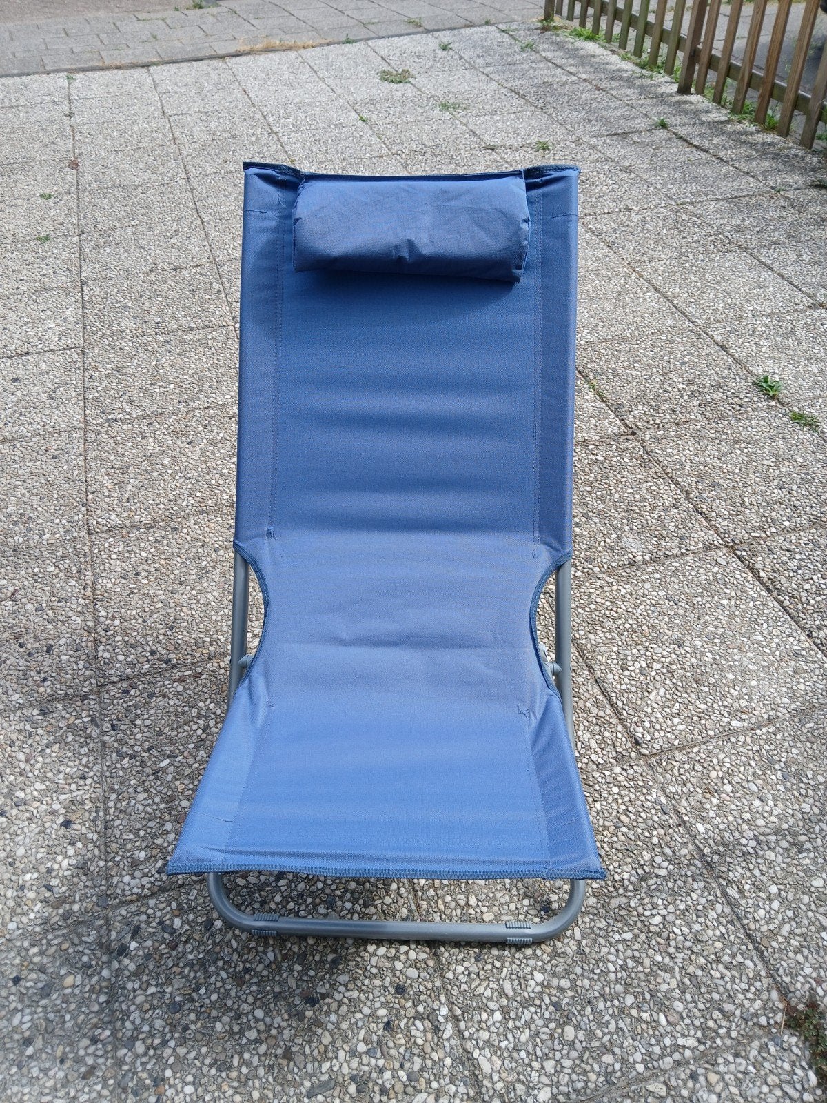 Te koop strandstoeltje, Ophalen, Zo goed als nieuw, Textileen, Inklapbaar