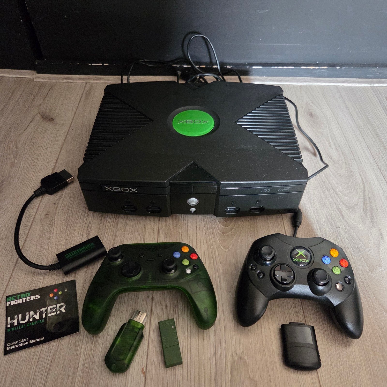 Xbox Original Special Setup, Ophalen of Verzenden, Zo goed als nieuw, Met 2 controllers, Met games