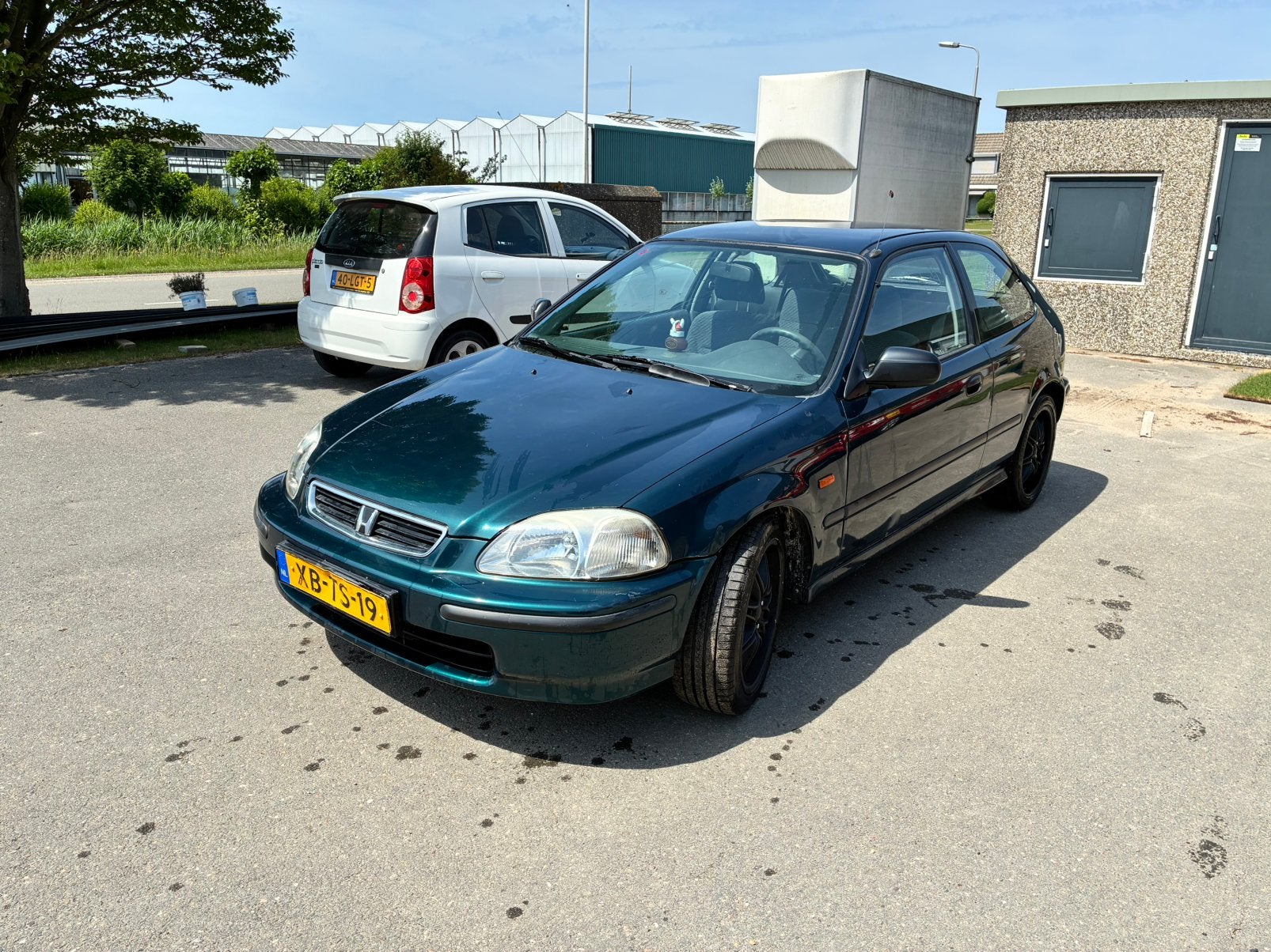 Honda Civic 1.4 I AUT 1998 Groen, Stof, 40 €/maand, 4 cilinders, Origineel Nederlands