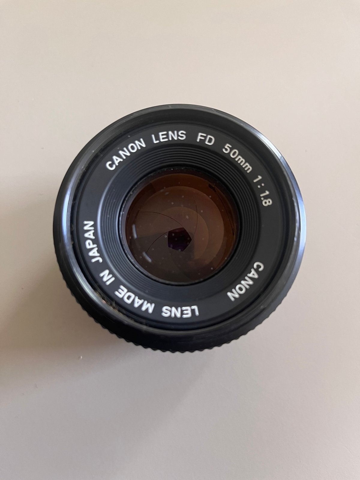 Canon lens FD 50 mm 1:1.8 mm, Audio, Tv en Foto, Fotografie | Lenzen en Objectieven, Ophalen of Verzenden, Zo goed als nieuw, Standaardlens