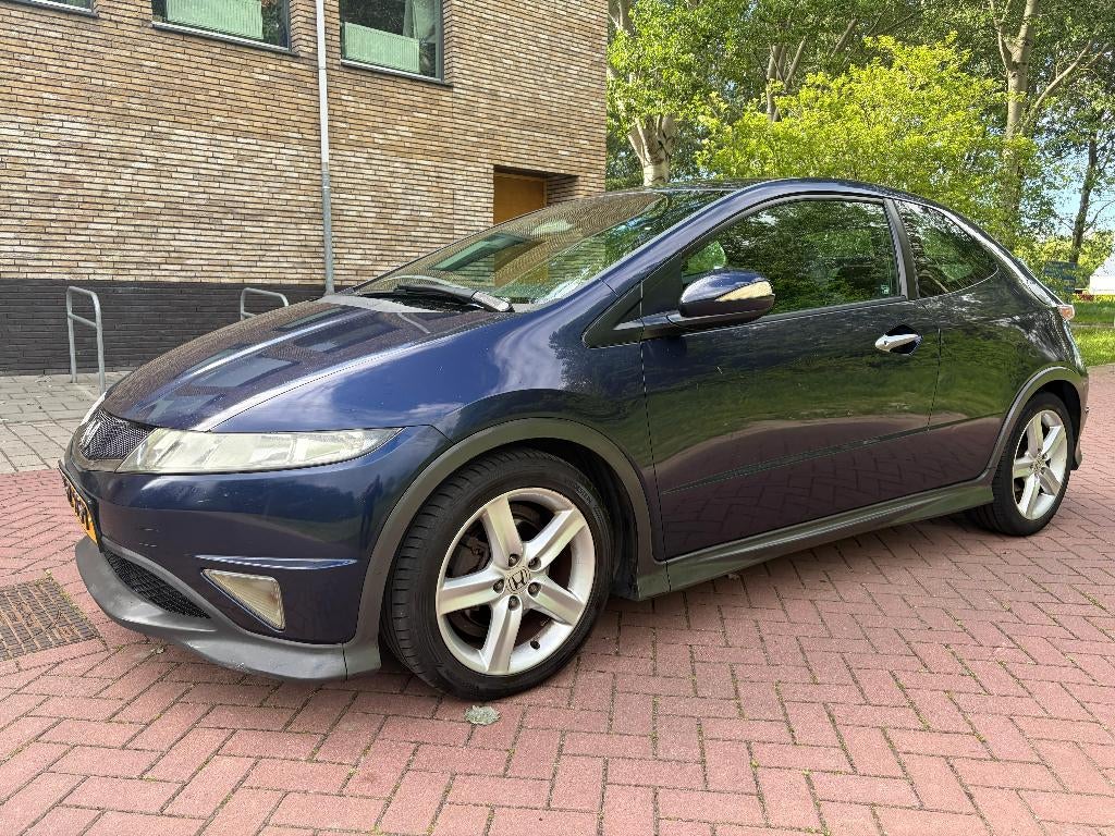 Honda Civic 1.8 Type-S Advantage 3DR 2009 **Inruil Mogelijk!, Voorwielaandrijving, 4 cilinders, 1799 cc, Blauw