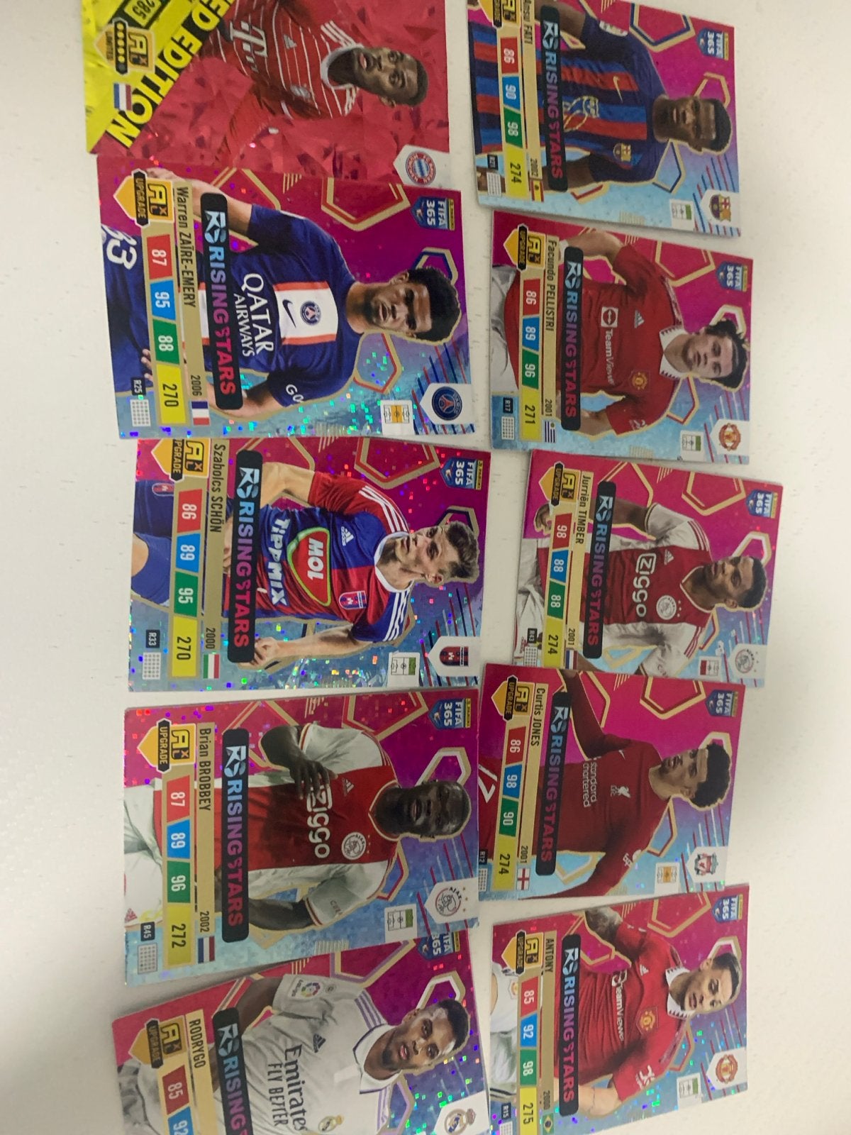 FIFA 365 Rising Stars Voetbalkaarten Collectie, Ophalen of Verzenden, Zo goed als nieuw, Buitenlandse clubs, Spelerskaart
