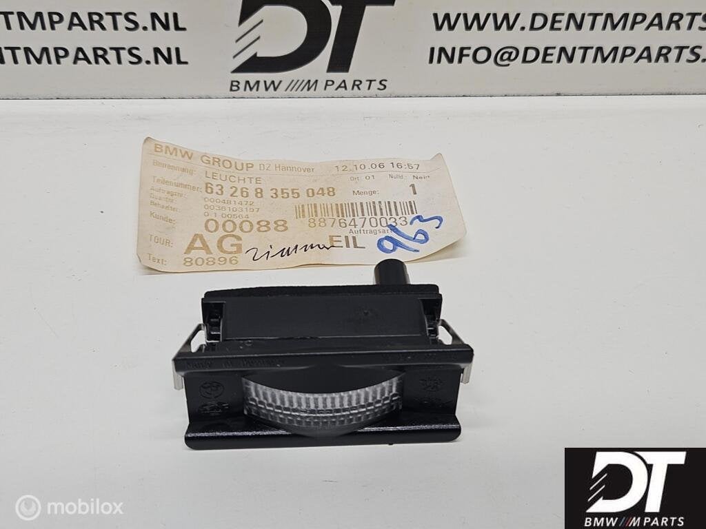Kentekenplaatverlichting BMW 5-serie E34 Touring 63268355048, Nieuw, Ophalen of Verzenden, BMW