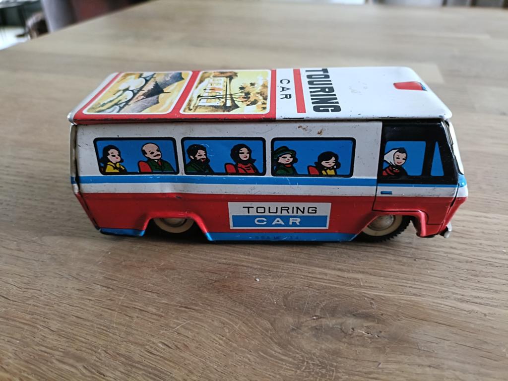 Blikken Touring Car model MF-134, Antiek en Kunst, Antiek | Speelgoed, Ophalen of Verzenden