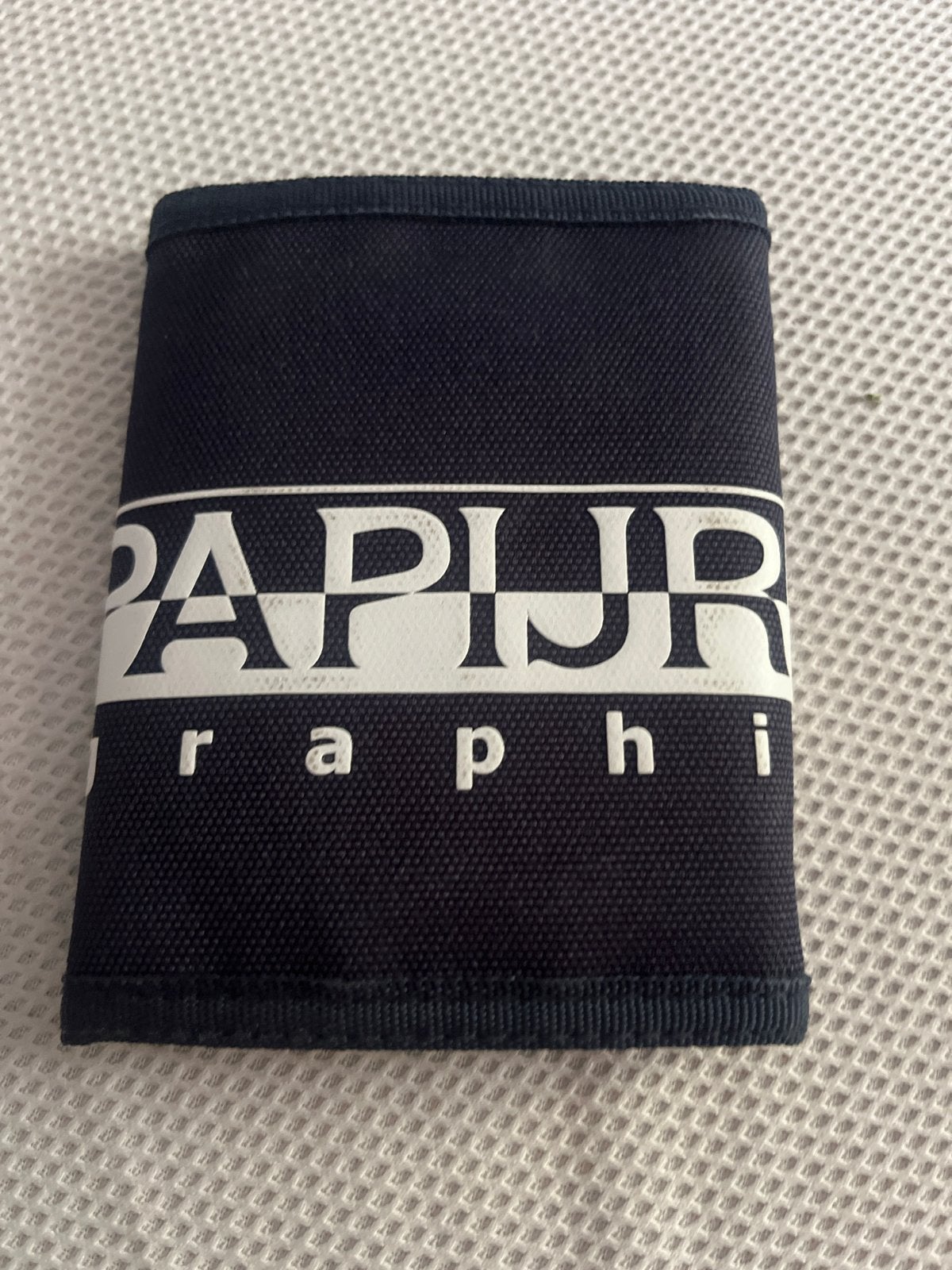 Napapijri portemonnee - Donkerblauw, Ophalen of Verzenden, Gebruikt, Blauw, Overige merken