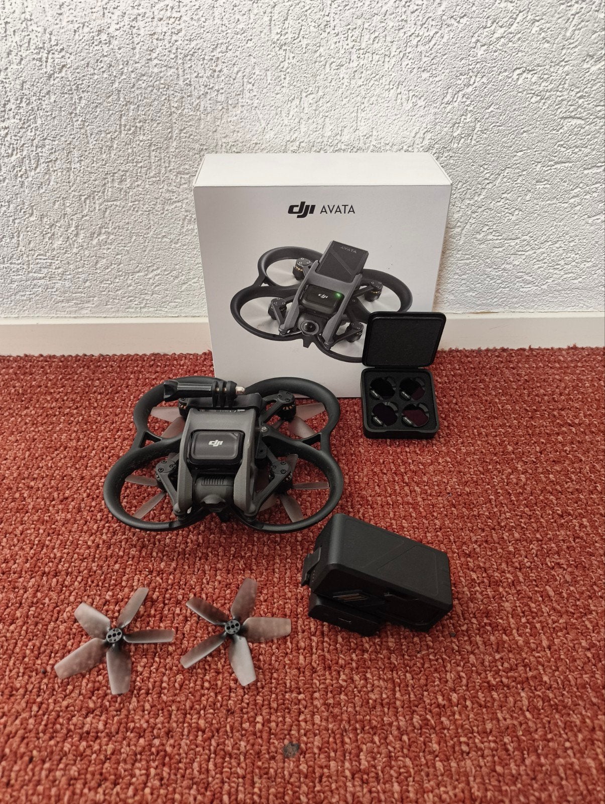 Dji avata + 1 accu en lenzen, Audio, Tv en Foto, Drones, 250 tot 900 gram, 15 tot 30 minuten, Ophalen of Verzenden, Racedrone