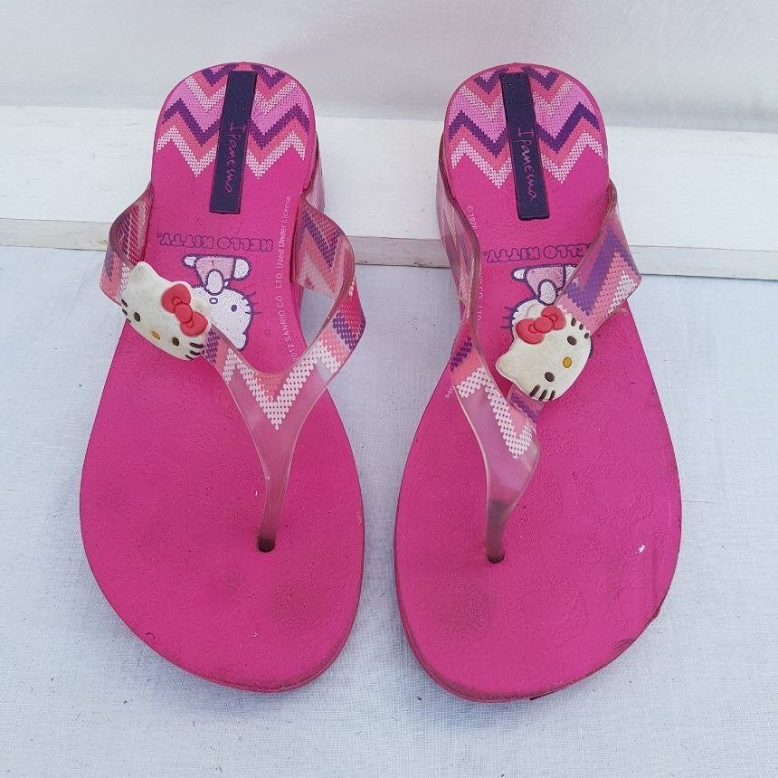 Grappige roze slippers van Hello Kitty.mt 34/35 Merk Ipanema, Meisje, ., Overige typen, Ophalen of Verzenden