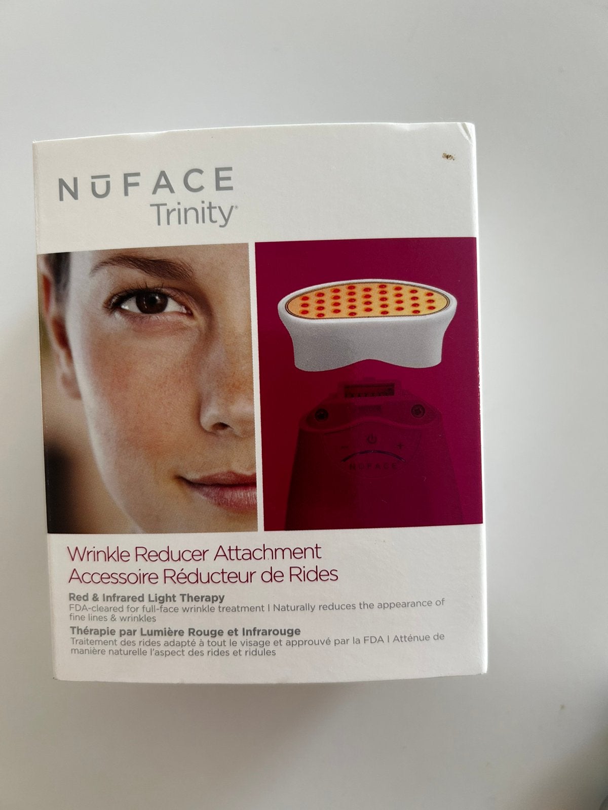Nuface lip & eye  en wrinkle reducer attachment, Ophalen of Verzenden, Nieuw, Gehele gezicht