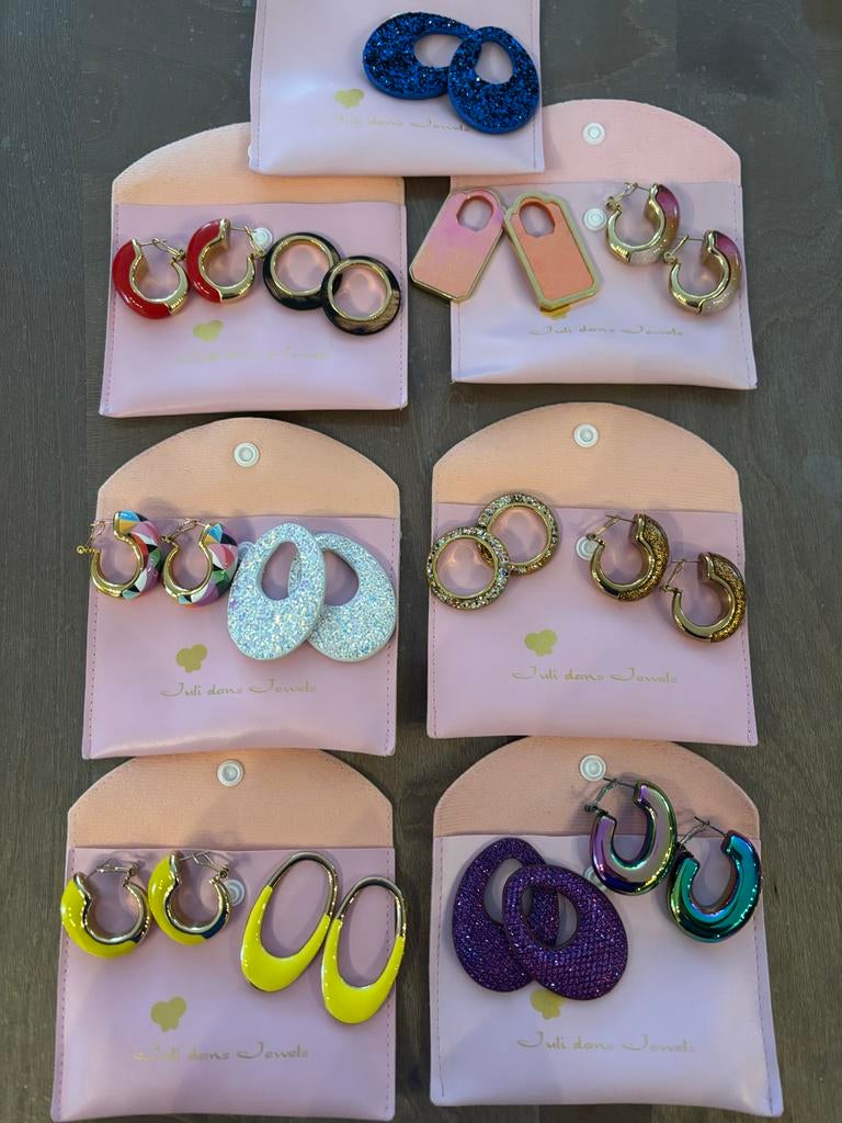 Diverse Oorbellen Collectie - Juli dans Jewels, Ophalen, Overige materialen, Hangers, Overige kleuren