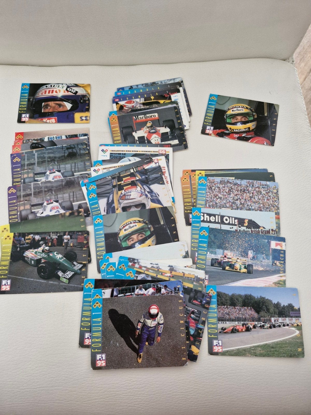 55x F1 1995 Grand Prix Collectie Kaarten, Ophalen of Verzenden, Gebruikt, Formule 1