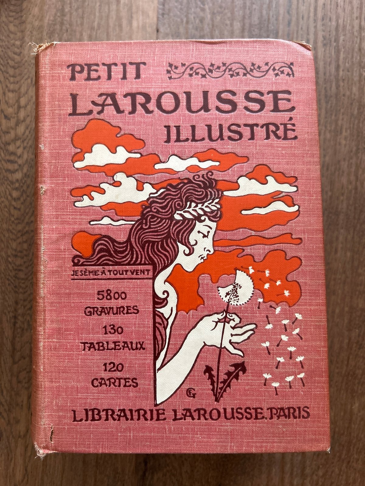 Petit Larousse Illustré 1908 - Antiek Frans Woordenboek, Boeken, Ophalen of Verzenden, Gelezen, Algemeen, Los deel