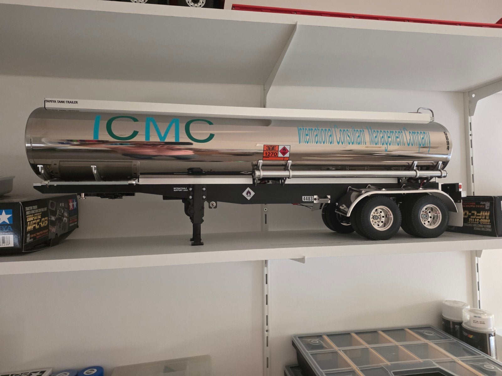 Tanktrailer 1:14, Hobby en Vrije tijd, Ophalen, Overige schalen, Auto offroad