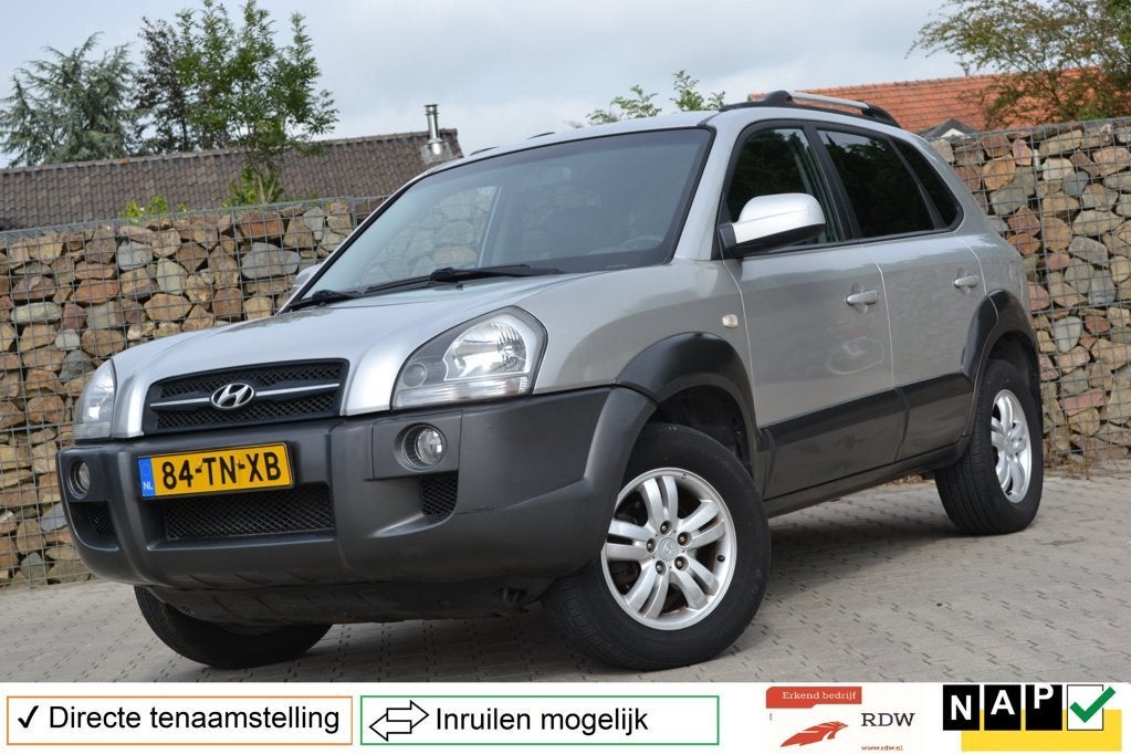 Hyundai Tucson 2.0i Airco NW APK 100.000KM Zeer nette staat, Auto's, Dealer onderhouden, Gebruikt, 4 cilinders, Bedrijf