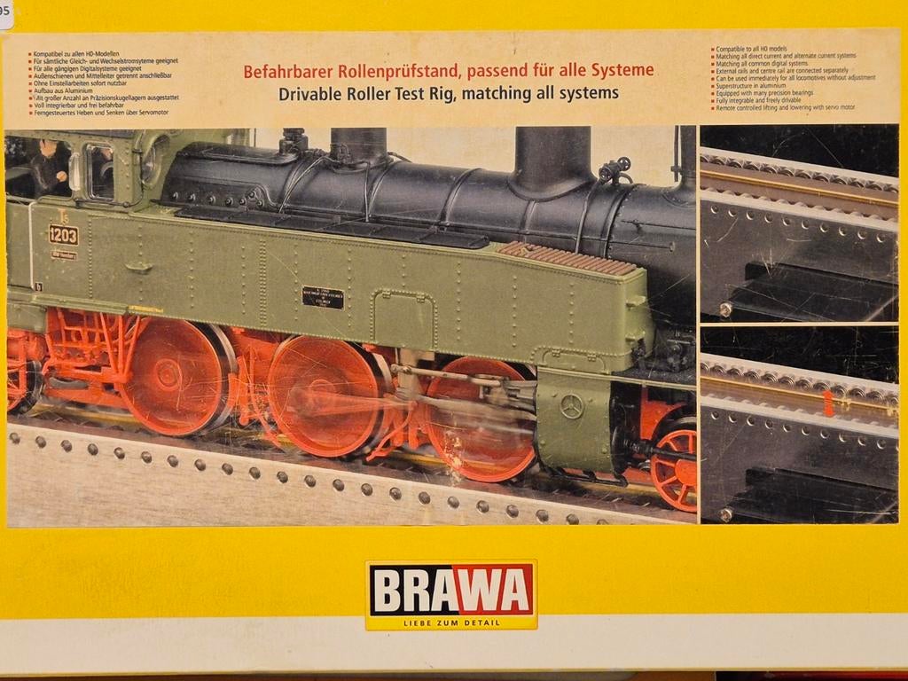 BRAWA 94001 Rollerbank met Servo sturing, zeldzaam, Hobby en Vrije tijd, Modeltreinen | H0, Zo goed als nieuw, Overige typen, Gelijkstroom of Wisselstroom