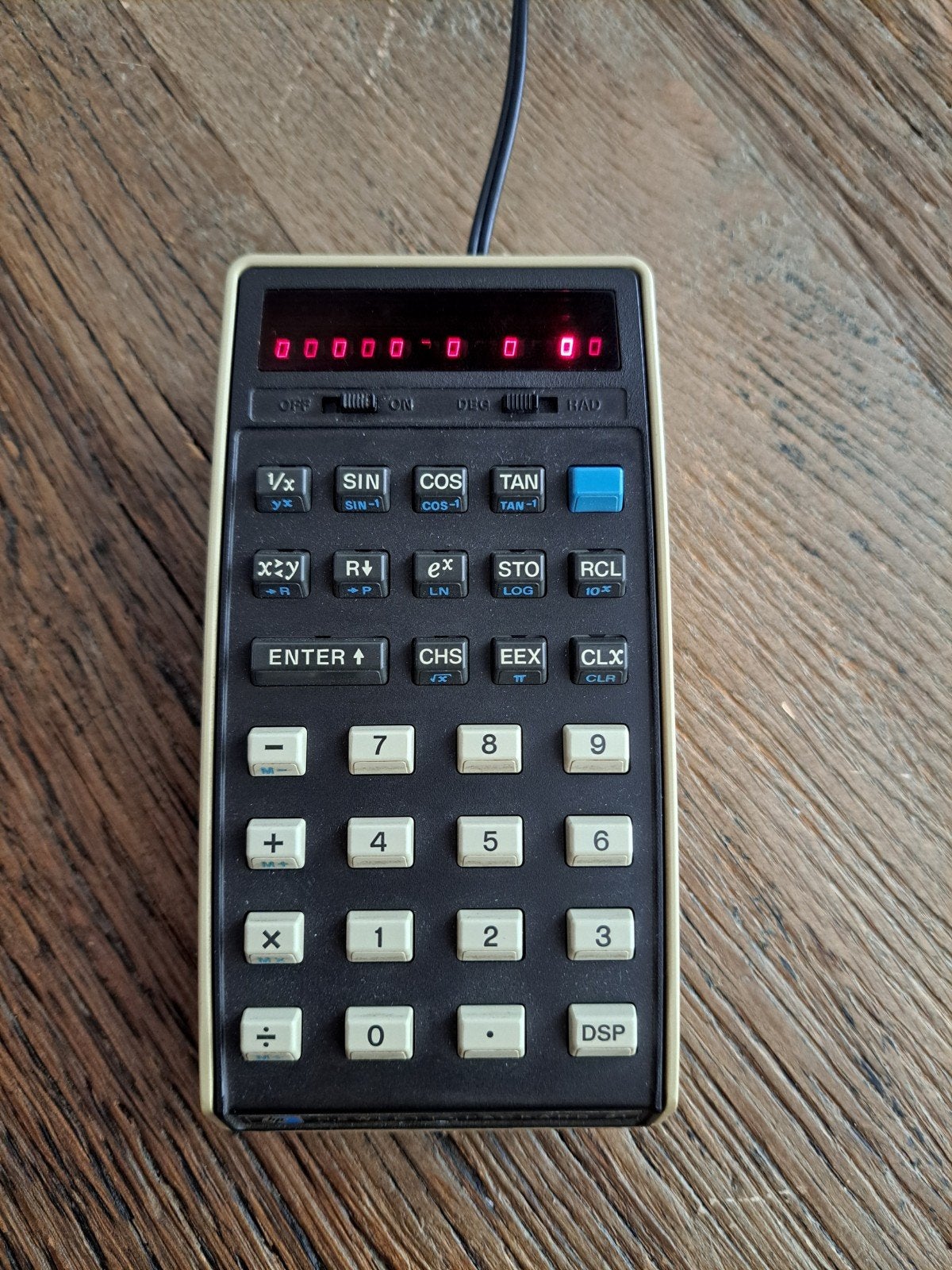 Vintage Hewlett Packard 21 Calculator - Nakijken, Diversen, Rekenmachines, Ophalen of Verzenden, Gebruikt