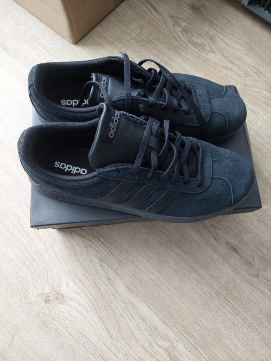 Adidas Court 2.0 skateschoenen ,maat 44 2/3, Verzenden, Zwart, Nieuw, Adidas