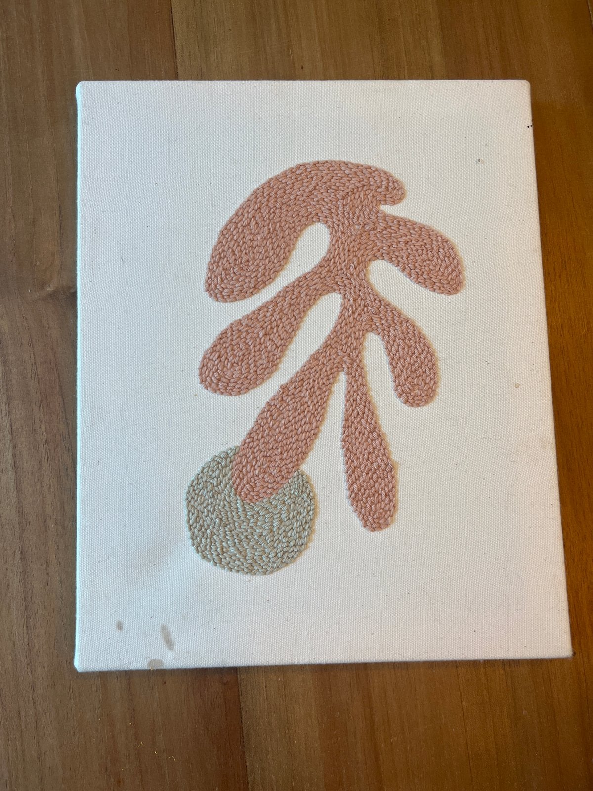Abstract Geborduurd Kunstwerk op Canvas, Ophalen, Overige technieken, Handgeschilderd, Overige onderwerpen