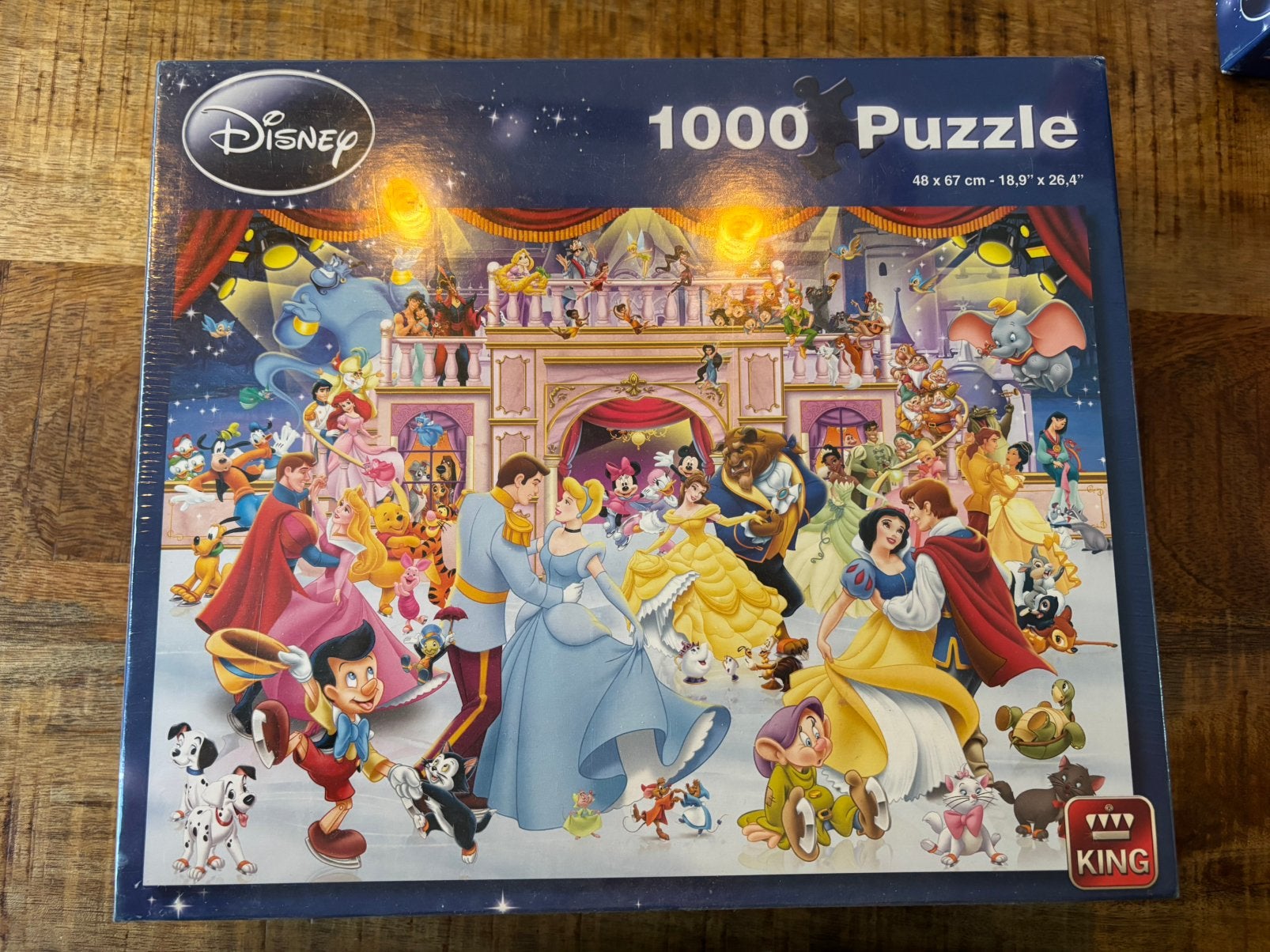 Disney puzzel dansfeest 1000 stukjes nieuw (geseald), Ophalen, 500 t/m 1500 stukjes, Nieuw, Legpuzzel