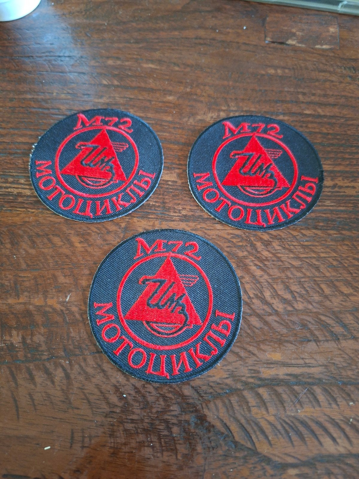 Ural M72 Motorfiets Badge - Set van 3, Motoren, Ophalen of Verzenden, Nieuw