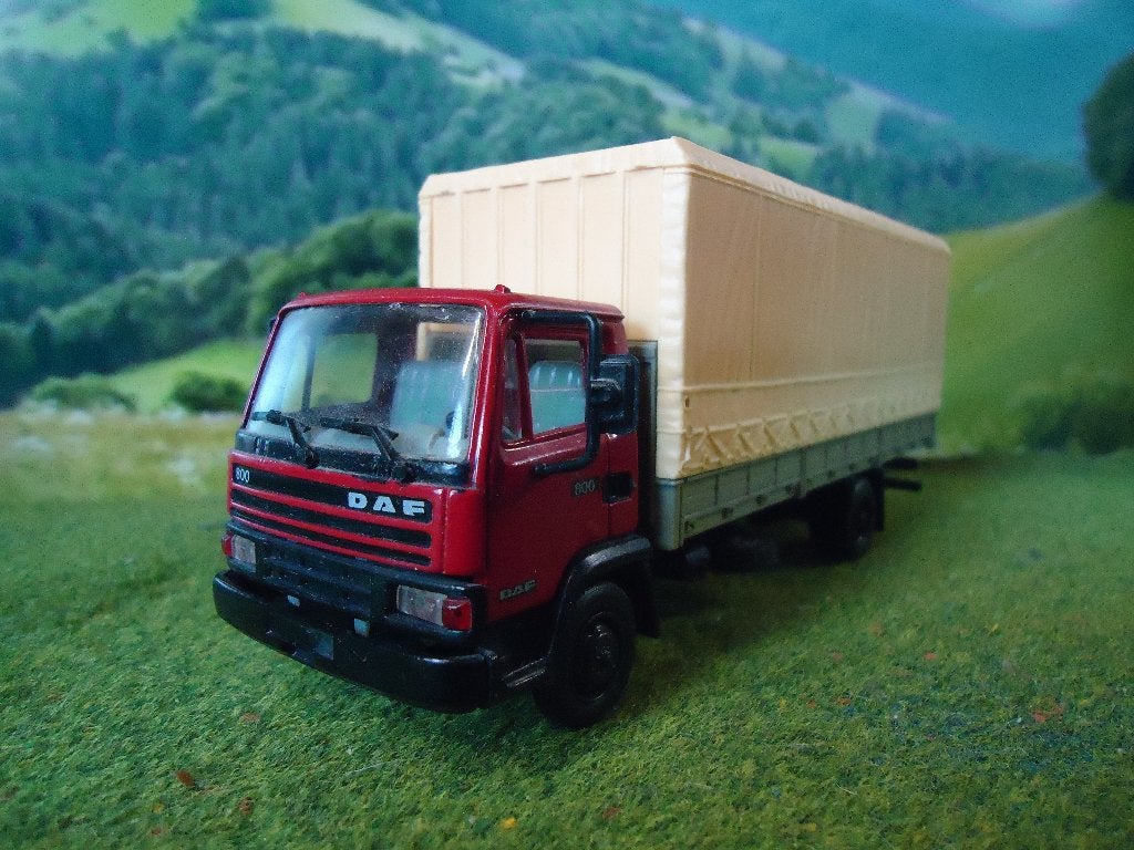 1/43 DAF 800 - AHC Demo bakwagen met huif, Ophalen of Verzenden, Gebruikt, Auto, Overige merken