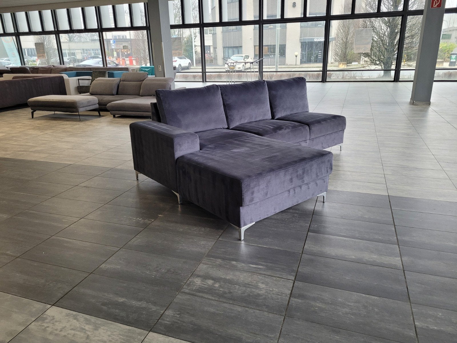 Foto 10 van ✅️️️️️️️️️️️ GEREINIGD velvet hoekbank 260x180 | BEZORGEN