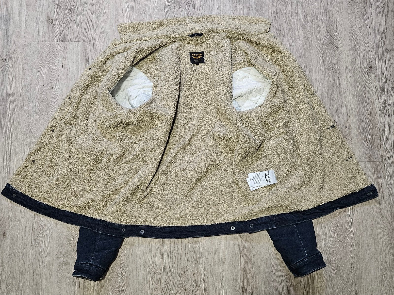 PME Legend met teddy gevoerde stretch spijkerjas (M) zgan, ., Ophalen of Verzenden, Zo goed als nieuw, .