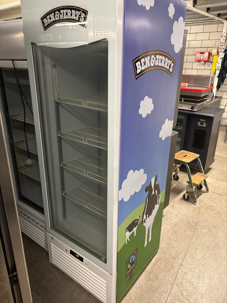 Ben & Jerry's Glasdeurvriezer - Perfect voor uw winkel, Witgoed en Apparatuur, Vriezers en Diepvrieskisten, Vrieskast, Gebruikt