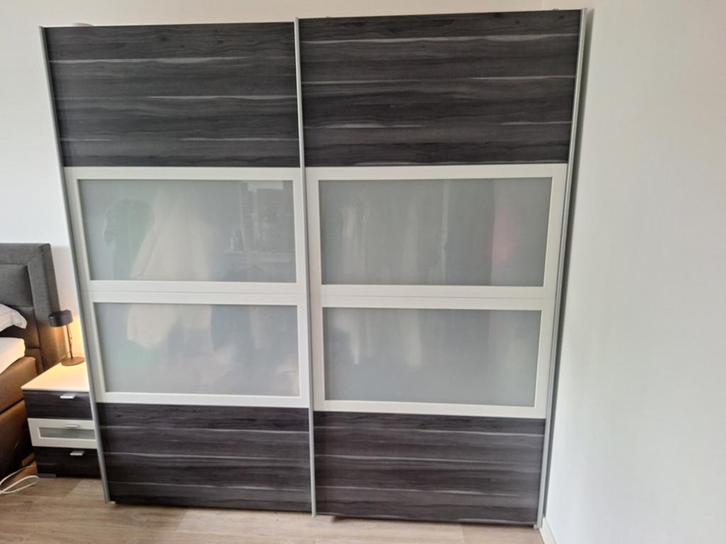 Kledingkast schuifdeur, Ophalen, Met deur(en), Gebruikt, 200 cm of meer