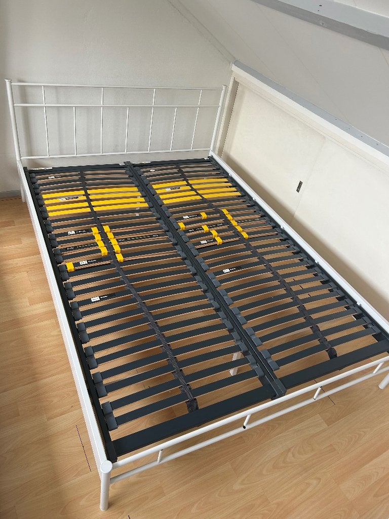 Lattenbodem Beter Bed 70 x 200 - 2 stuks, Ophalen, Zo goed als nieuw, Bedbodem, 200 cm