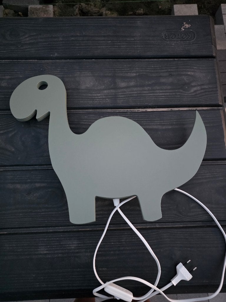 Wandlamp dino, Groen, Ophalen, Zo goed als nieuw, Wanddecoratie