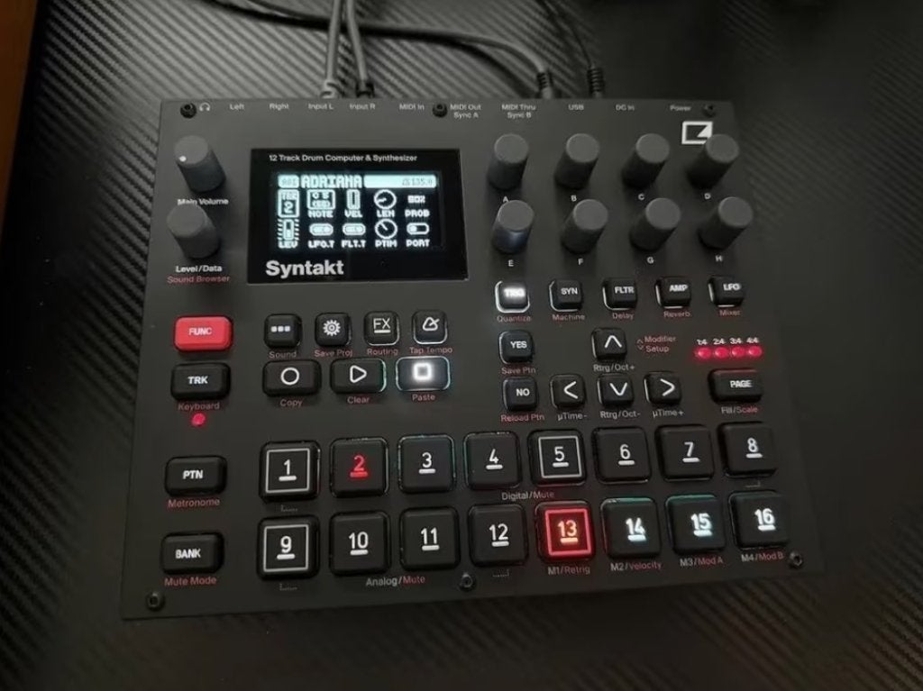Elektron Syntakt drumsynth, synthesizer analoog + digitaal, Ophalen of Verzenden, Zo goed als nieuw, Overige aantallen, Overige merken