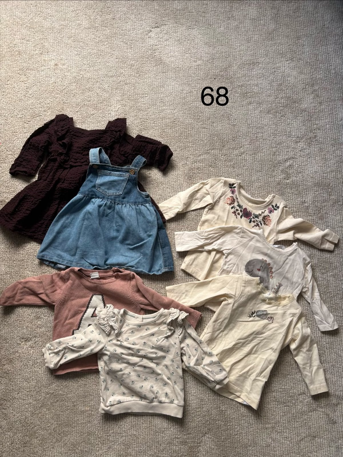 Baby kleding maat 68 (Hema, H&M), Kinderen en Baby's, Babykleding | Baby-kledingpakketten, Ophalen, Zo goed als nieuw, Maat 62