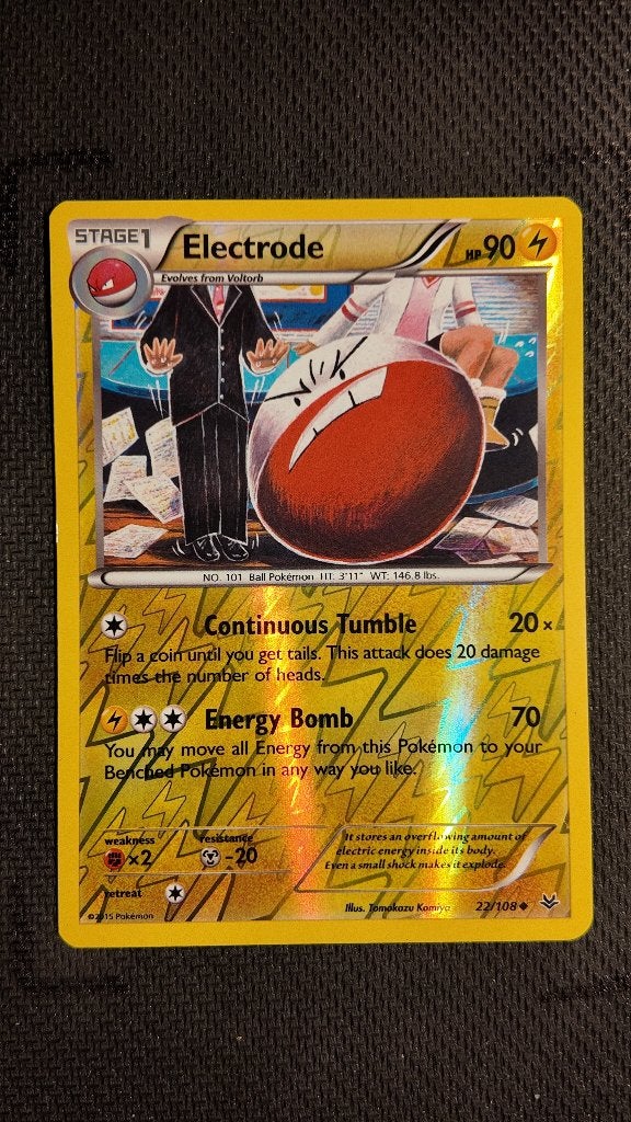 Electrode 22 Roaring Skies | Pokemon kaart, Ophalen, Zo goed als nieuw, Losse kaart, Foil