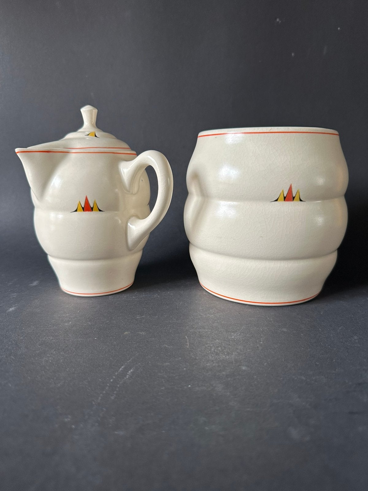 Leen Muller Art Deco Plazuid 1926 servies 1300, Antiek en Kunst, Ophalen of Verzenden