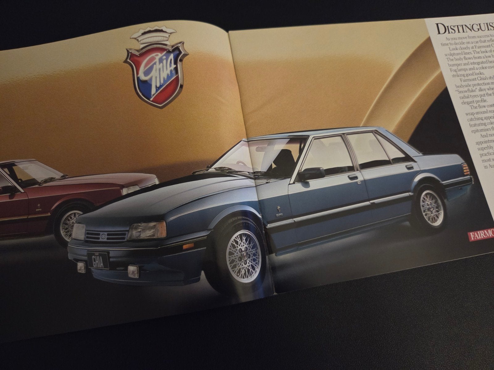 Brochure Ford Fairmont 1986 Australië, Ophalen of Verzenden, Zo goed als nieuw, Ford