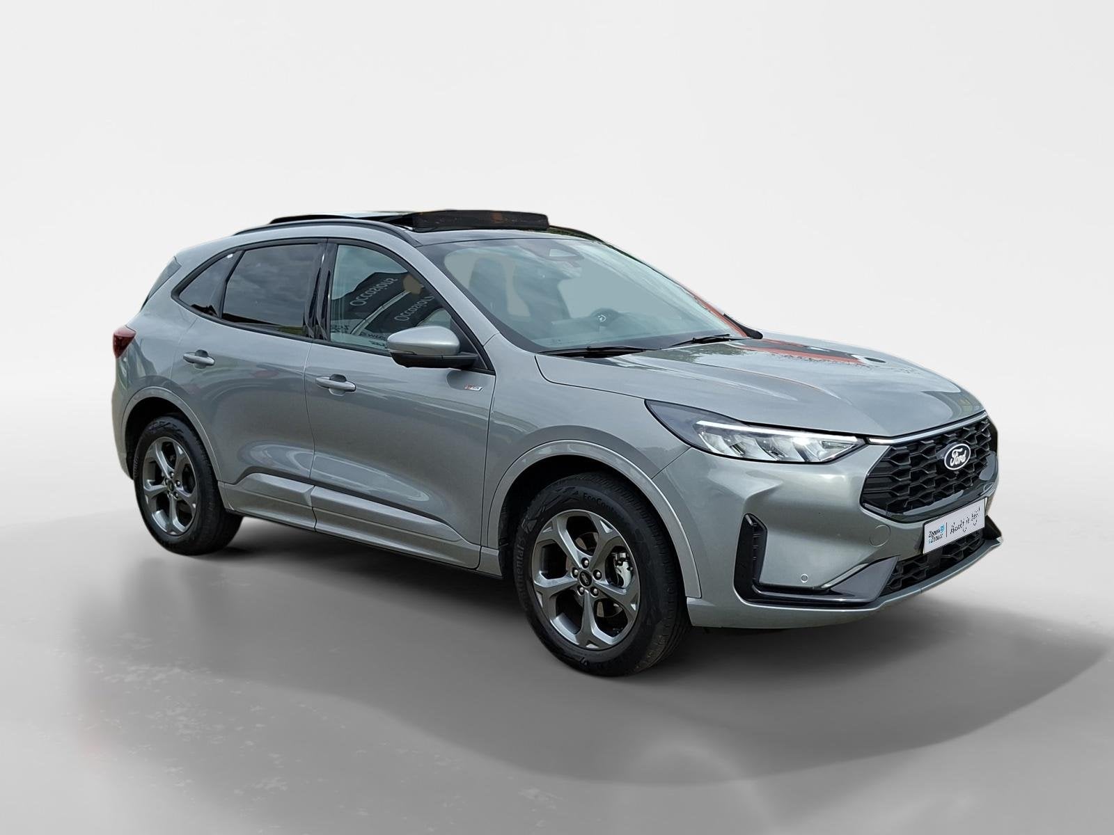 Ford Kuga 2.5 PHEV ST-Line | Winterpack | Trekhaak | Kantel, Auto's, 12 maanden, Euro 6, Bedrijf, Grijs