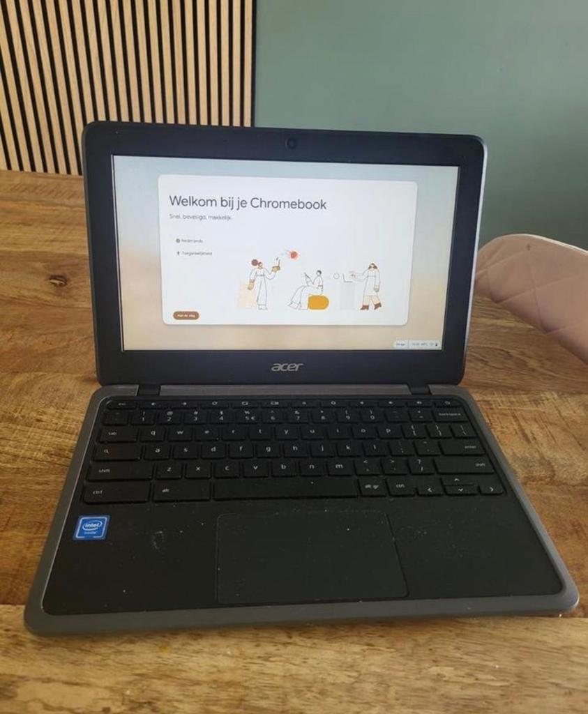 Acer Chromebook met Touchscreen, Computers en Software, Chromebooks, Nieuw, 4 GB of minder, 32 GB of minder, Qwerty, Touchscreen