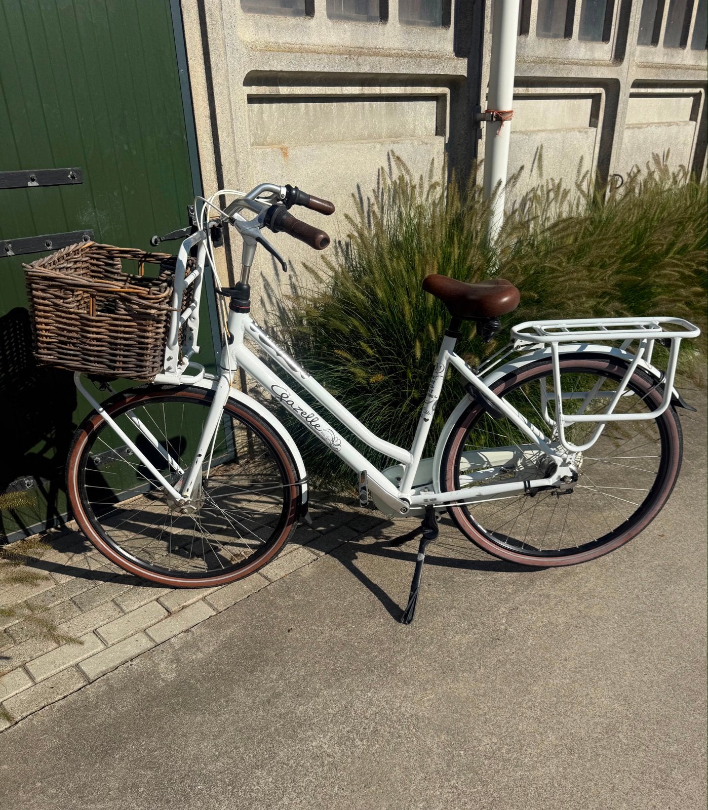 Gazelle Miss Grace moederfiets met dubbele standaard, Fietsen en Brommers, Fietsen | Dames | Moederfietsen, Ophalen, Gebruikt