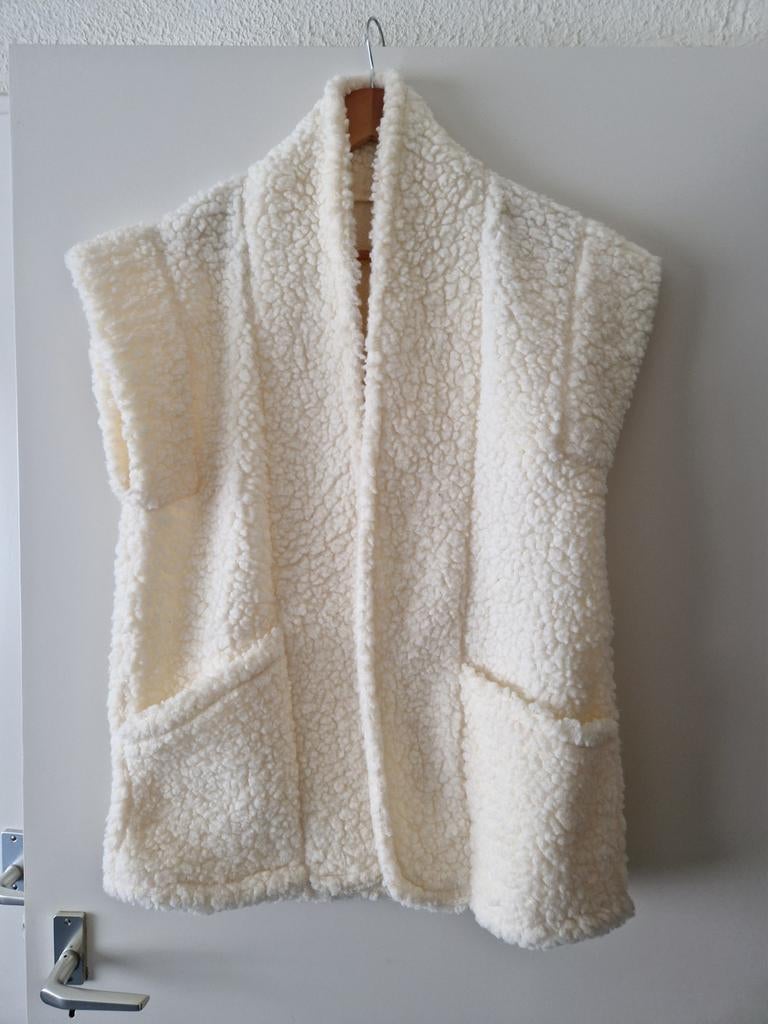 ECRU TEDDYGILET MAAT 44, Beige, Maat 42/44 (L), Nieuw, Ophalen of Verzenden