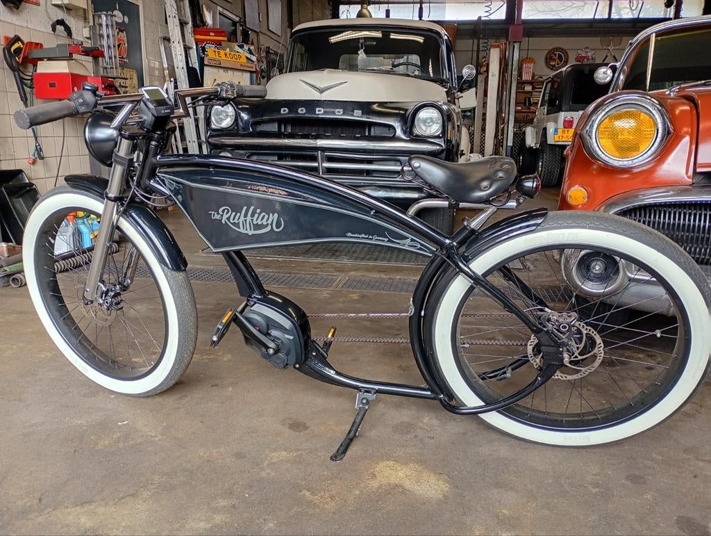 E bike  the ruffian, Fietsen en Brommers, Fietsen | Cruisers en Lowriders, Zo goed als nieuw, Aluminium, Ophalen of Verzenden